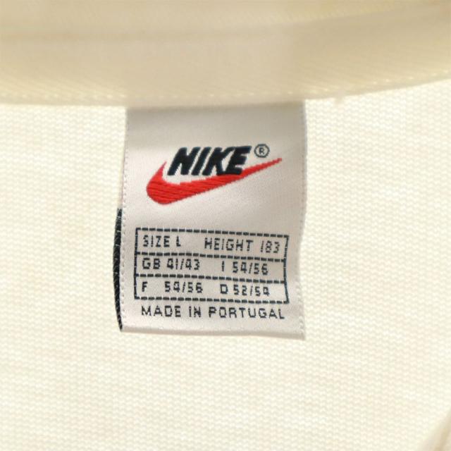 ナイキ 90s 00s 白タグ オールド Cellnet 長袖 ラガーシャツ L