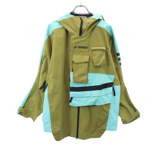 アディダス TERREX ナイロンジャケット M カーキ系 adidas フード メンズ
