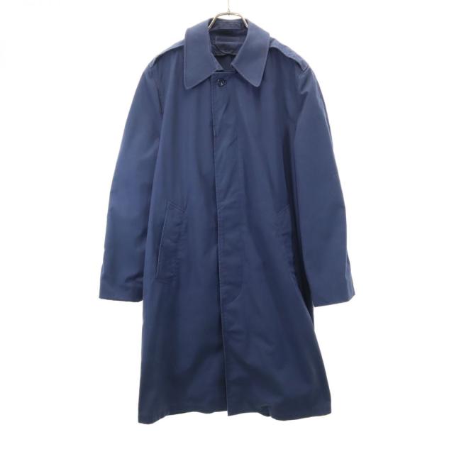 アメリカ軍 70s DLA ヴィンテージ オールウェザーコート ステンカラーコート 36R ネイビー US ARMY メンズ