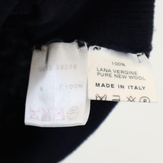 グッチ イタリア製 ウール ベスト S ネイビー GUCCI レディース_6