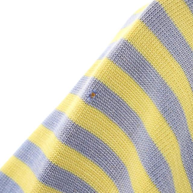 ウィルトン 50s 半袖 ゲームシャツ ポロシャツ M イエロー×ネイビー