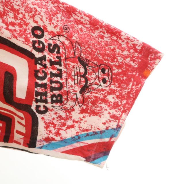 マジックジョンソン 90s NBA シカゴブルス 両面プリント 半袖 Tシャツ レッド系 MAGIC JOHNSON TS バスケットボール メンズ マジックジョンソン 90s NBA シカゴブルス 両面プリント 半袖 Tシャツ