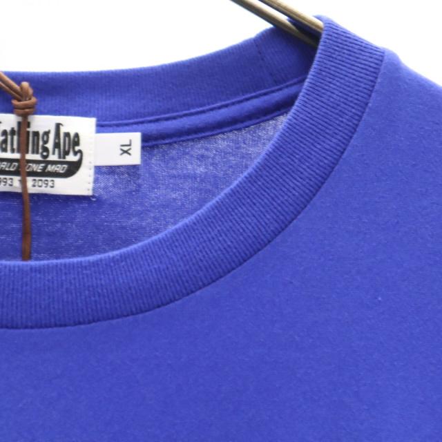 未使用 アベイシングエイプ 半袖 Tシャツ XL ブルー系 A BATHING APE 