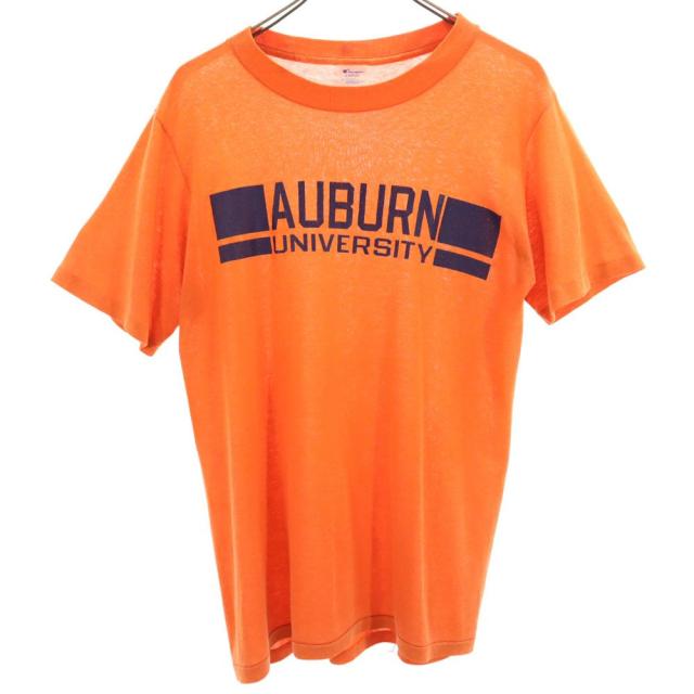 チャンピオン 80s USA製 ヴィンテージ トリコタグ 半袖 Tシャツ L オレンジ Champion メンズの通販は 5,797円