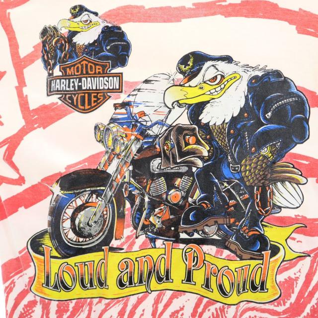 SUN BIG 90s オールド プリント 半袖 Tシャツ ホワイト系 SUN BIG