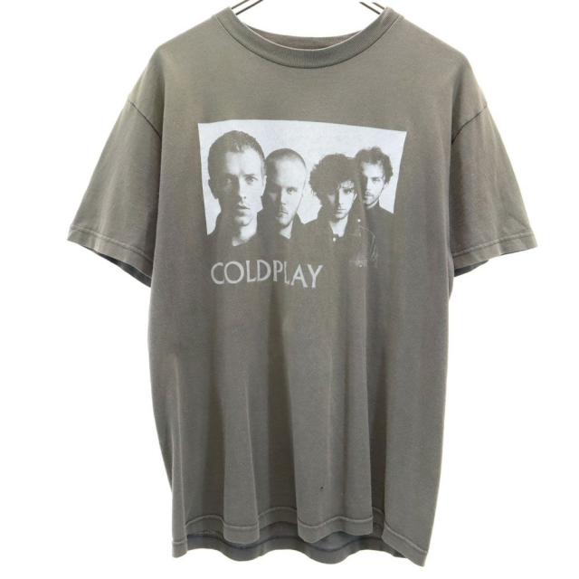 ムリナ 00s USA製 COLDPLAYツアー プリント 半袖 Tシャツ M カーキ系 Murina バンT メンズの通販は 8,580円