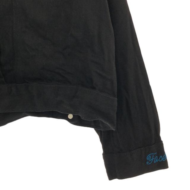 リーバイストラウス デニムジャケット L ブラック LEVI STRAUSS & CO. サスペンダー付 ジージャン メンズ リーバイストラウス デニムジャケット L ブラック LEVI STRAUSS & CO