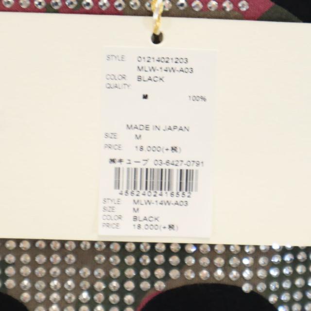 未使用 マークアンドロナ 日本製 半袖 Tシャツ M ブラック MARK&LONA スカル レディース_6