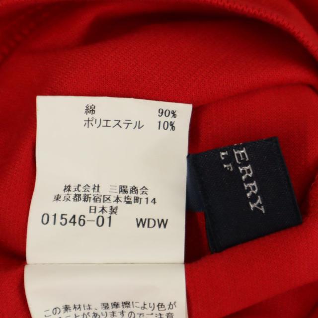 バーバリーゴルフ 三陽商会 日本製 ゴルフ 半袖 ハーフジップ