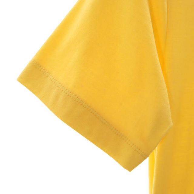 イッセイミヤケ 半袖 ロングワンピース 2 イエロー ISSEY MIYAKE レディース