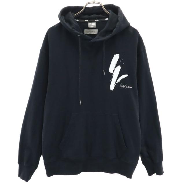 ヨウジヤマモト NEW ERA プリント 長袖 スウェットパーカー L