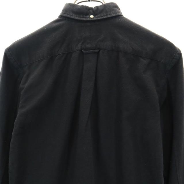 ダブルアールエル 長袖 ボタンダウンシャツ XS ブラック RRL Ralph