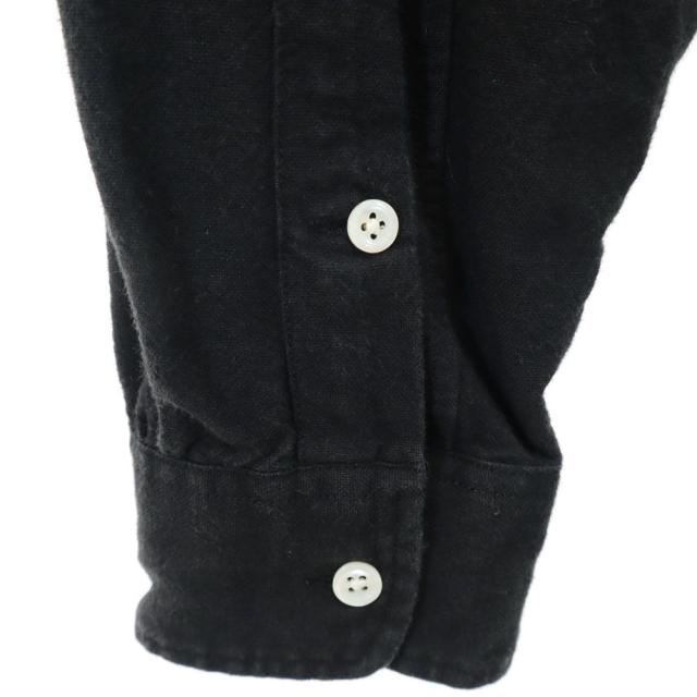ダブルアールエル 長袖 ボタンダウンシャツ XS ブラック RRL Ralph