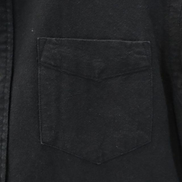 ダブルアールエル 長袖 ボタンダウンシャツ XS ブラック RRL Ralph