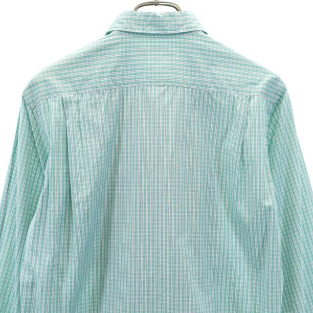 コムデギャルソンオム 2011年 日本製 長袖 カモフラ柄切替 チェック