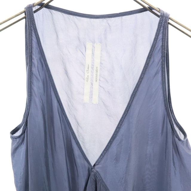 リックオウエンス ノースリーブ ワンピース S グレー Rick Owens レディースの通販は