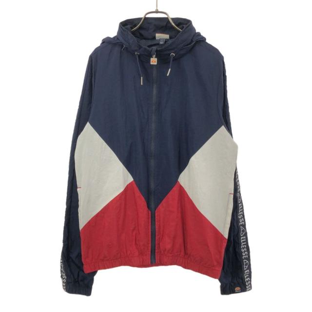 エレッセ 長袖 ウインドブレーカー S ネイビー系 ellesse ブルゾン