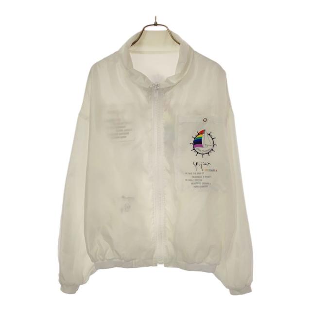 未使用 石原裕次郎 プリント リバーシブル ナイロンジャケット S ホワイト YUJIRO ISHIHARA タグ付き ウインドブレーカー メンズの通販は 8,580円