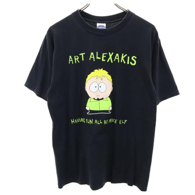 シグナス エバークリア バンT 半袖 Tシャツ M ブラック cygnus メンズ