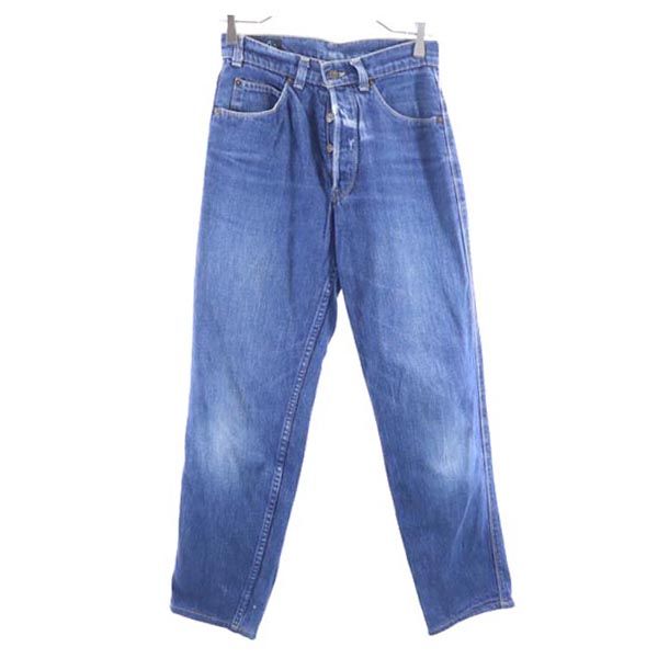 リーバイス ムービンオン ストレートデニムパンツ w28 Levi’s ボタンフライ ジーパン レディース