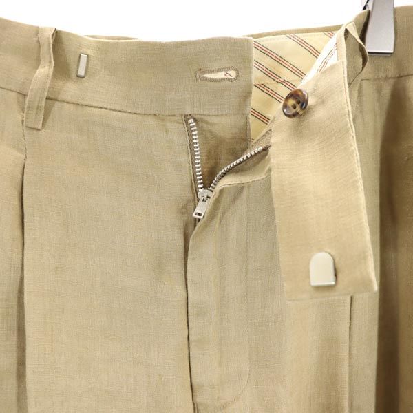 ジュンヤワタナベ 2007年 コムデギャルソン リネン ワイドパンツ SS 茶系 JUNYA WATANABE メンズ_5