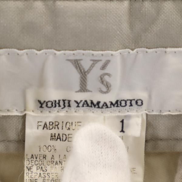 ワイズ 日本製 クロップドパンツ 1 グレー Y’s メンズ_7