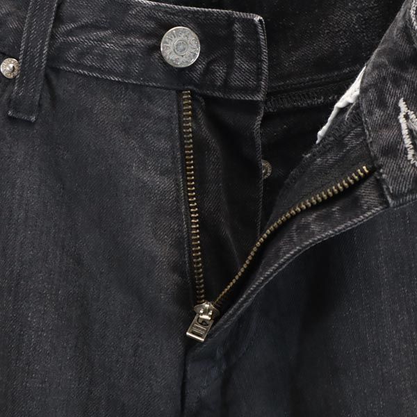 アクネジーンズ ストレートデニムパンツ ダークグレー Acne