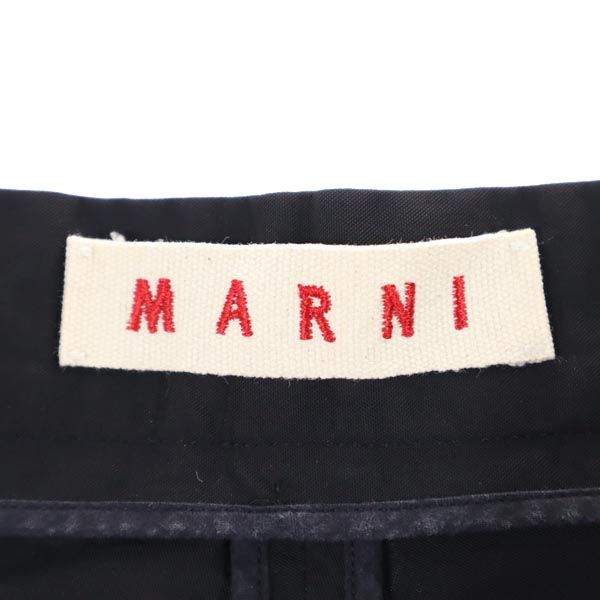マルニ イタリア製 クロップドパンツ 38 黒いこと系 MARNI 名取り草飛球 レディース