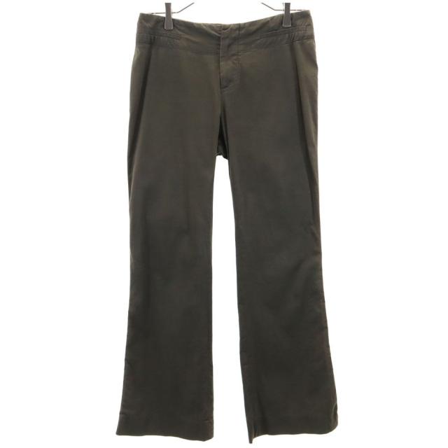 グッチ イタリア製 ストレッチパンツ 40 ブラウン系 GUCCI レディース