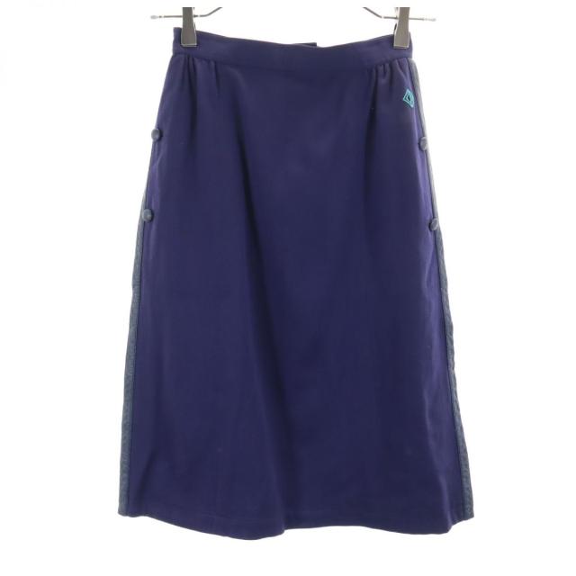 クリスチャンディオール 90s オールド ミディ丈 スポーツ スカート S ネイビー Christian Dior SPORTS 台形 レディースの通販は 4,890円