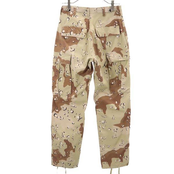 アメリカ軍 80s DLA チョコチップ ミリタリー カーゴパンツ XS ベージュ系 US ARMY カモフラ メンズ アメリカ軍 80s DLA チョコチップ ミリタリー カーゴパンツ XS
