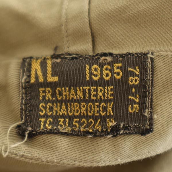 オランダ軍 60s チノパンツ ベージュ NETHERLAND ARMY ボタンフライ