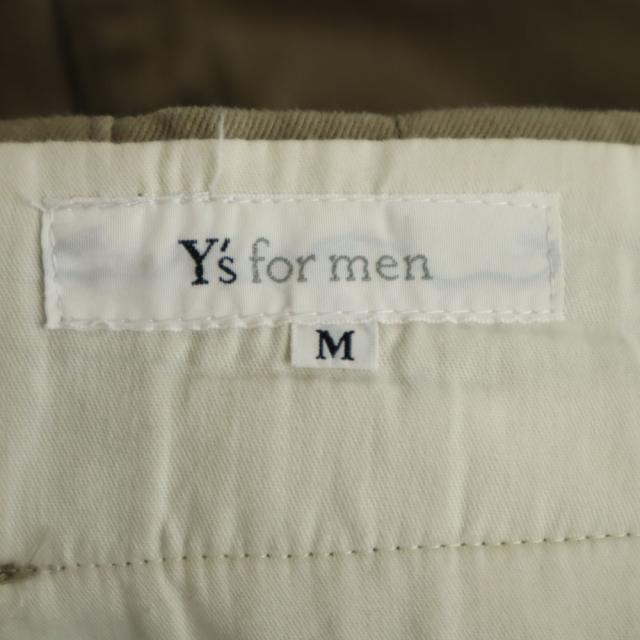 Y’s for men ワイズフォーメン 80s タック チノパンツ M ベージュ メンズ Y’s for men ワイズフォーメン 80s タック チノパンツ M ベージュ メンズ