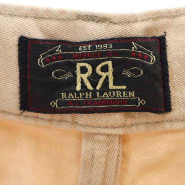ダブルアールエル 90s 赤3星 初期タグ オールド テーパードパンツ W34 ベージュ RRL メンズ_7