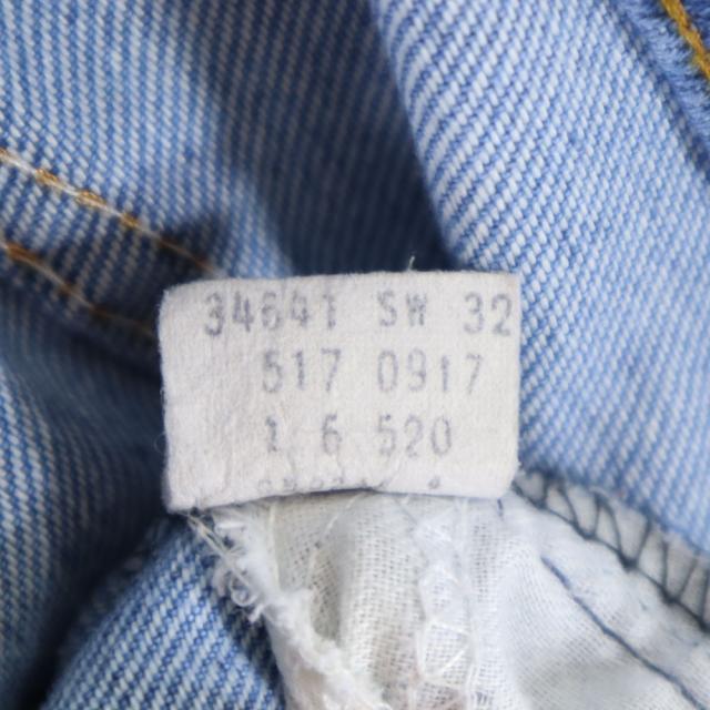 リーバイス 80s オレンジタブ 517 デニムパンツ W34 ブルー Levi’s ジーンズ メンズ_9