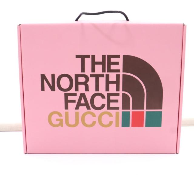 未使用 グッチ イタリア製 ノースフェイス コラボ 総ロゴ ジャージ ジョガーパンツ M ホワイト系 GUCCI Ｘ THE NORTH FACE 箱付き メンズ_6