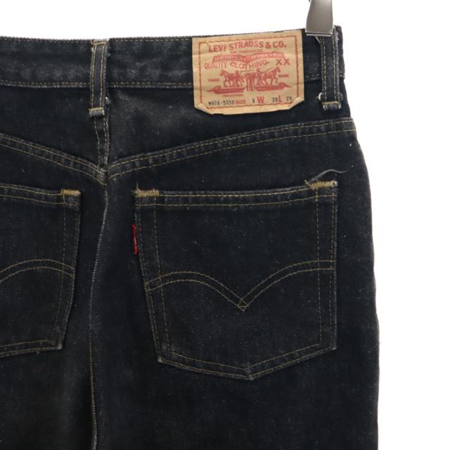 リーバイス 80s w626-5358 日本製 テーパードデニムパンツ W29/9 ブラック Levi’s ジーンズ レディース_2