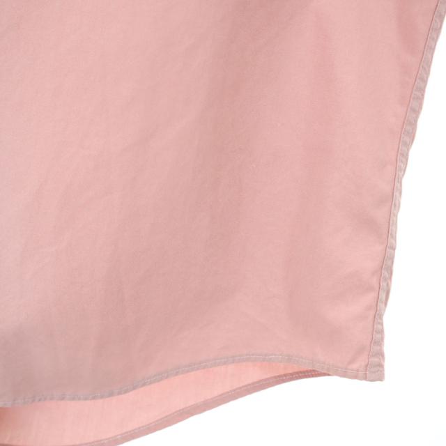 イッセイミヤケ 日本製 長袖 バンドカラーシャツ 1 ピンク ISSEY
