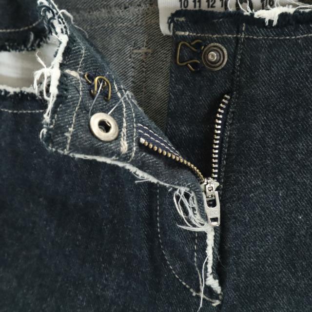 マルタンマルジェラ ストレートデニムパンツ 36 ブラック MARTIN MARGIELA レディース_6