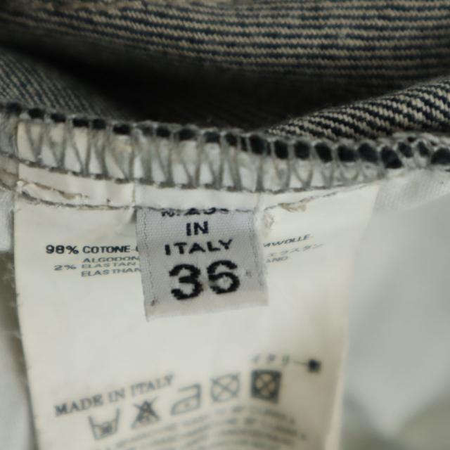 マルタンマルジェラ ストレートデニムパンツ 36 ブラック MARTIN