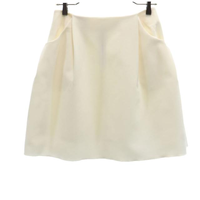 フォクシーニューヨーク 日本製 ミニスカート 40 アイボリー系 FOXEY NEW YORK レディースの通販は