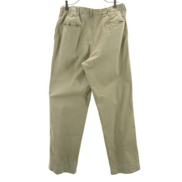 ARMY 復刻 メタルボタン チノパンツ W31 ベージュ ARMY ボタンフライ メンズ_1