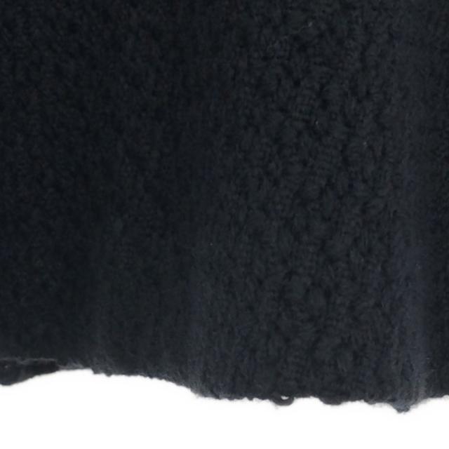 未使用 エンポリオアルマーニ ミディ丈 フレアスカート 42 ネイビー Emporio Armani タグ付き バックジップ レディース_5
