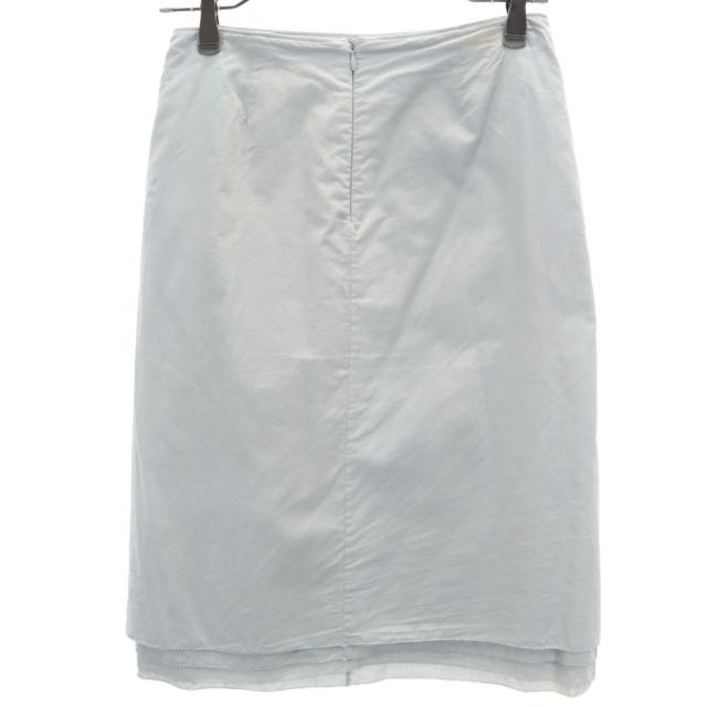 ジルサンダー イタリア製 ミディ丈 タイトスカート 32 グレー JIL SANDER レディース