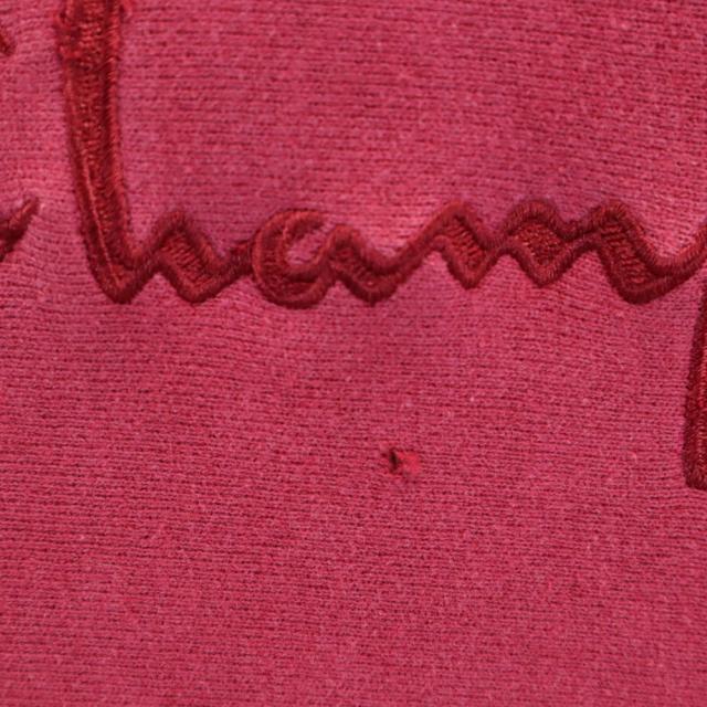 チャンピオン 90s リバースウィーブ USA製 刺繍タグ オールド 長袖 スウェット トレーナー L 赤 Champion 裏起毛 メンズ_6