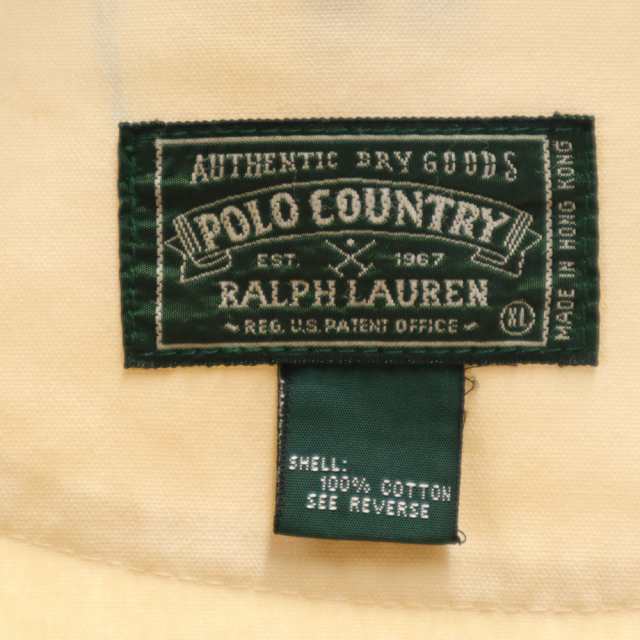 ポロカントリーラルフローレン 80s 90s オールド ラルフローレン スイングトップ XL ベージュ系 POLO COUNTRY RALPH LAUREN メンズ