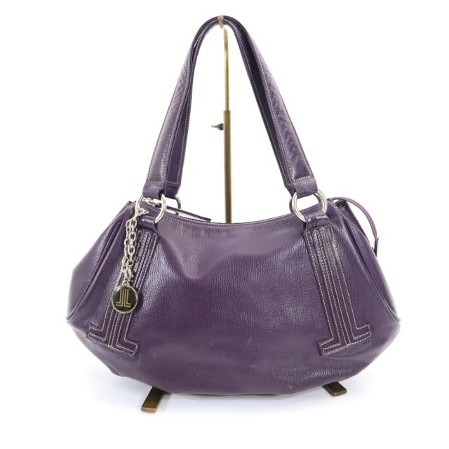 ランバン 日本製 ハンドバッグ パープル LANVIN ELITE レディースの  