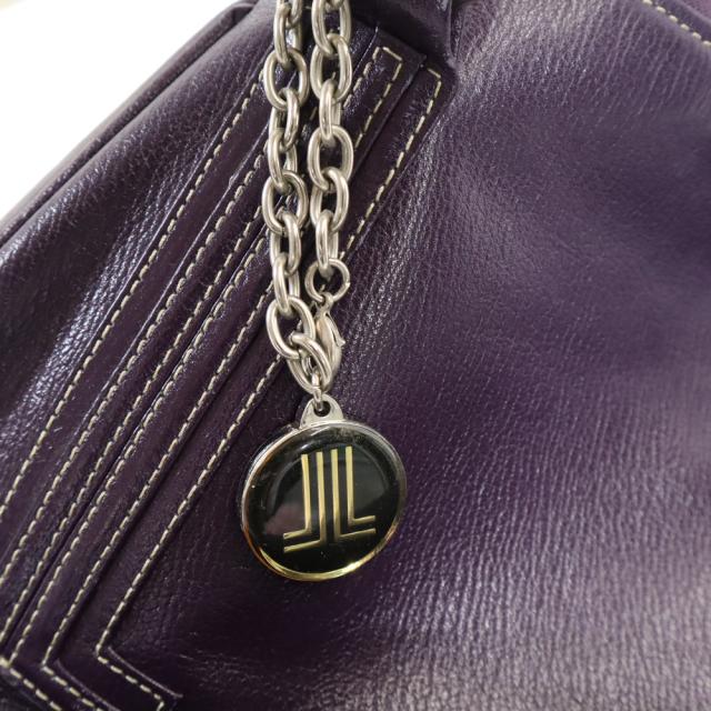 ランバン 日本製 ハンドバッグ パープル LANVIN ELITE レディースの  