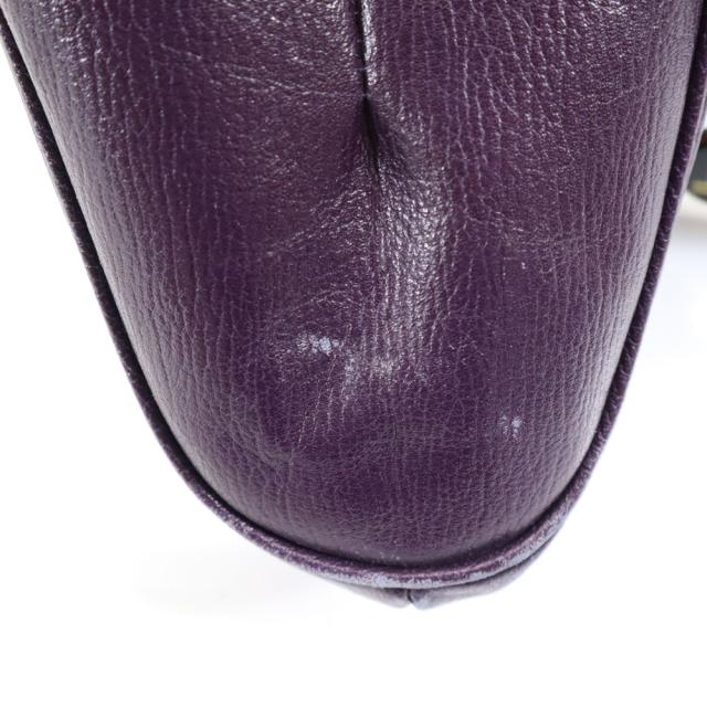 ランバン 日本製 ハンドバッグ パープル LANVIN ELITE レディースの  