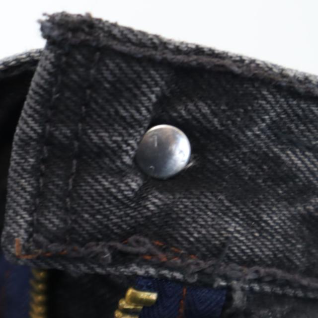 リーバイス 90s 501 ポーランド製 ユーロ 後染め ブラック ストレートデニムパンツ W33 ブラック系 Levi’s ジーンズ メンズ リーバイス 90s 501 ポーランド製 ユーロ 後染め ブラック ストレート